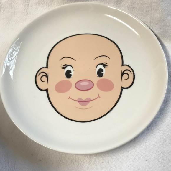 FINAL - Fred Plays with His Food Girl Plate 8” - Picture 1 of 2